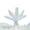 5ft. Pre-Lit Sparkle White Spruce Pencil Artificial Christmas Tree, Warm White LED Lights
